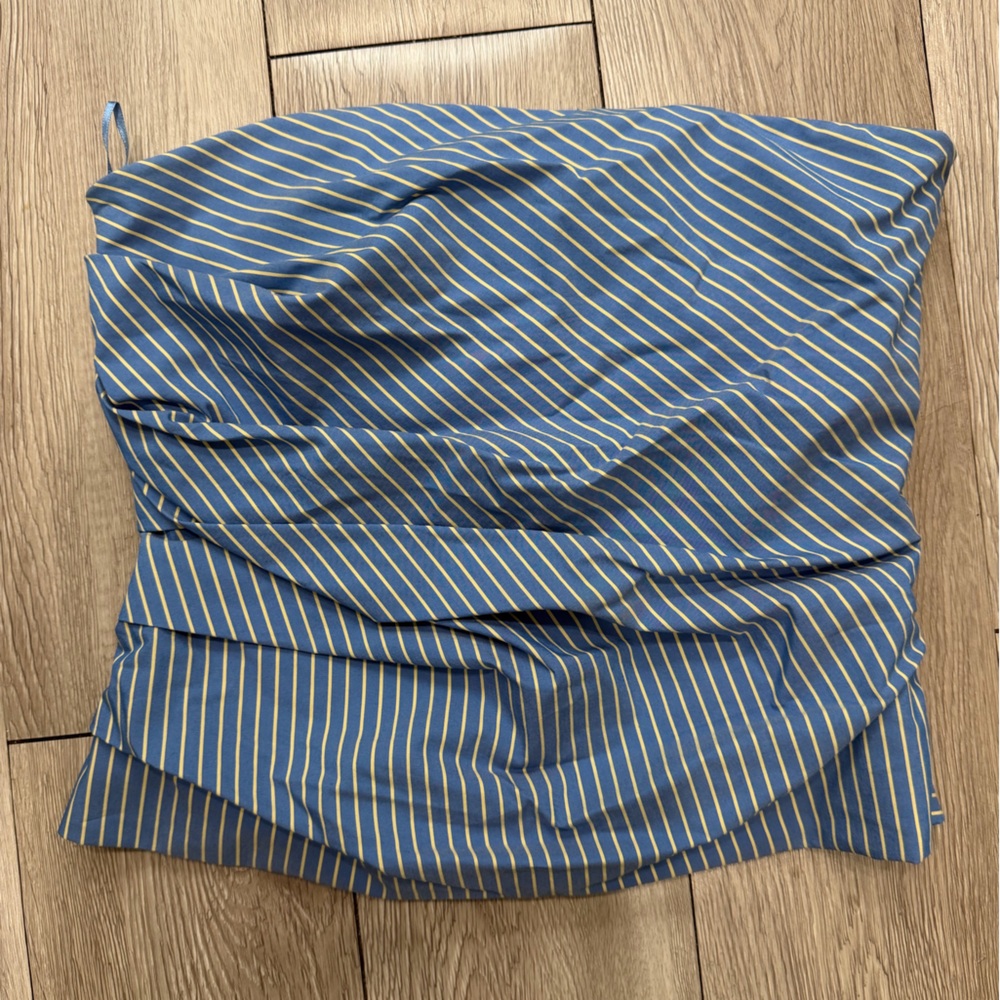 Zara tube blue top s